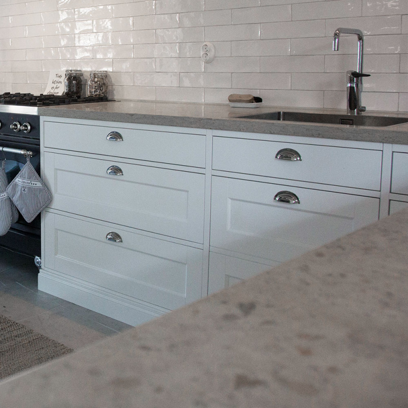 Bowl handle 3922 nickel-plated. Photo: Forma Kök