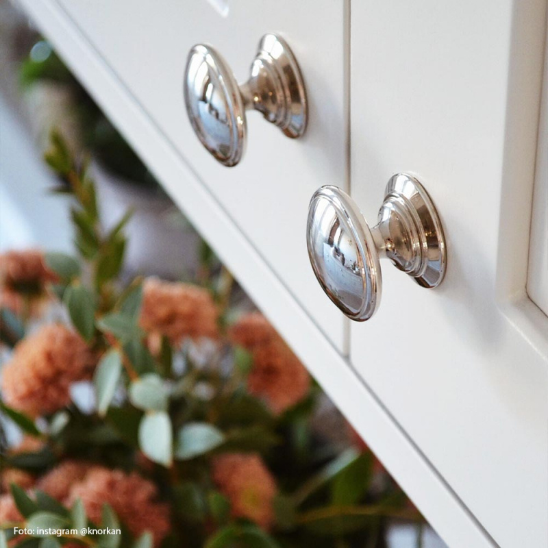 Knob 24466 Nickel plated