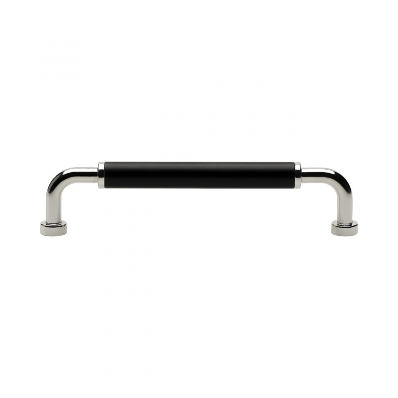 Handle Brohult M - 128mm - Nickel plated/Black