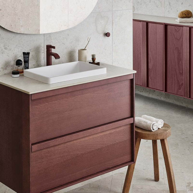 Knob Circular - Toniton Reddish Brown