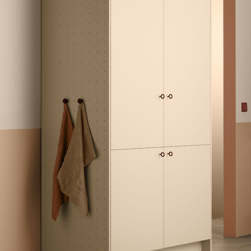 Knob Key - Toniton Reddish Brown