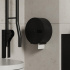 Toilet paper holder Jumbo Stay - Matt black Toilet paper holder Jumbo Stay - Matt black