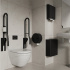 Toilet paper holder Jumbo Stay - Matt black Toilet paper holder Jumbo Stay - Matt black