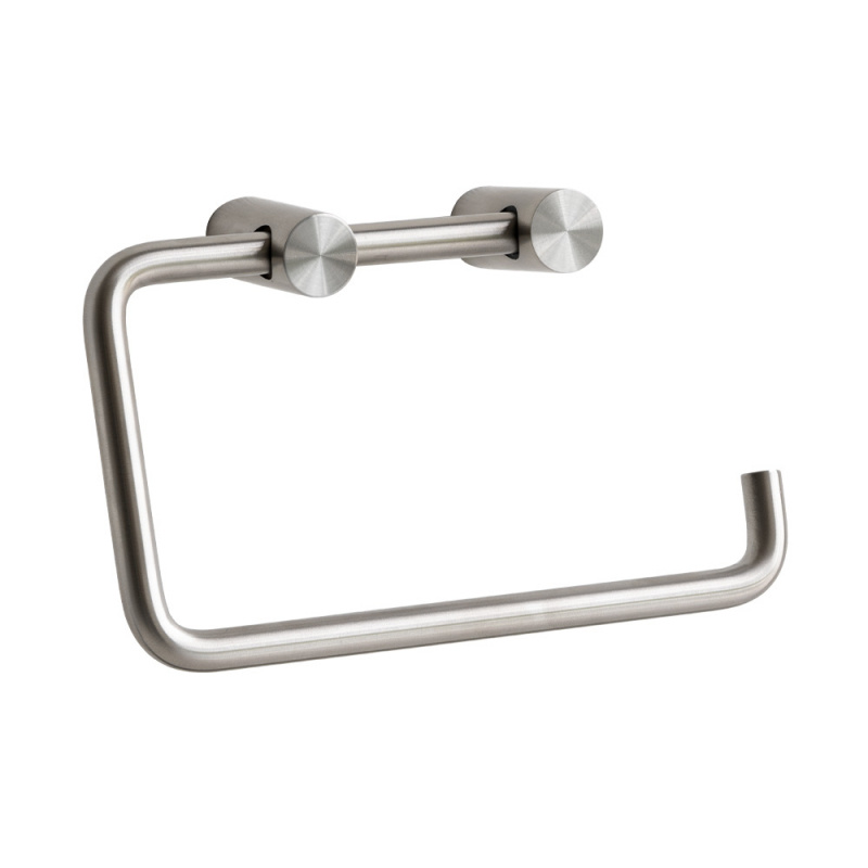 Toilet paper holder Stay - Brushed stainless steel