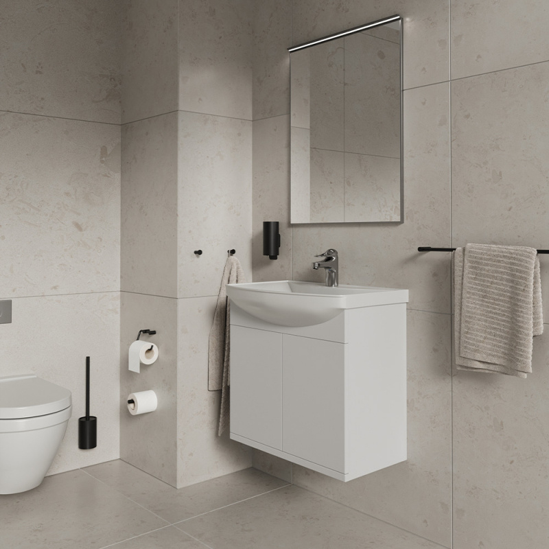 Towel rail Stay - Matt black