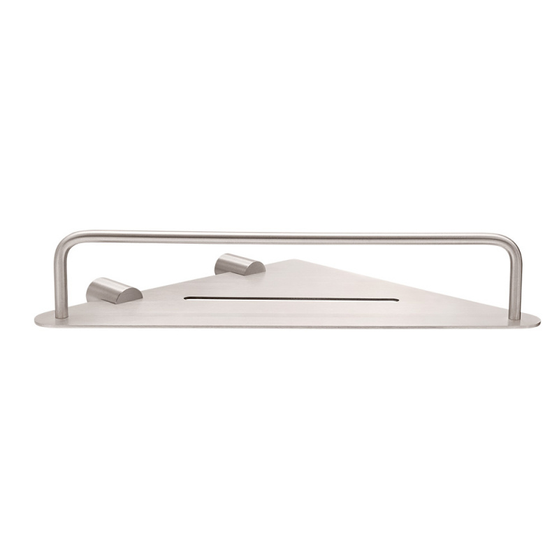 Match - Corner shelf - Brushed nickel