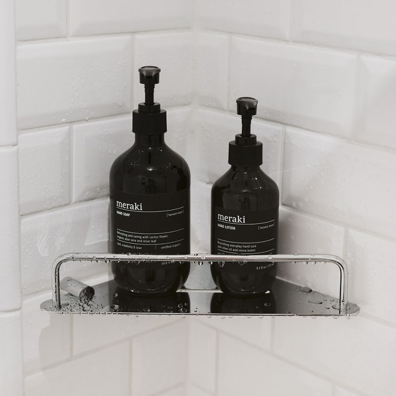 Match - Corner shelf - Polished chrome