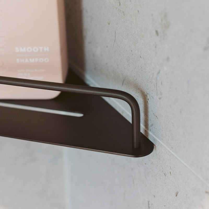  Match  - Corner shelf - Burnished brass