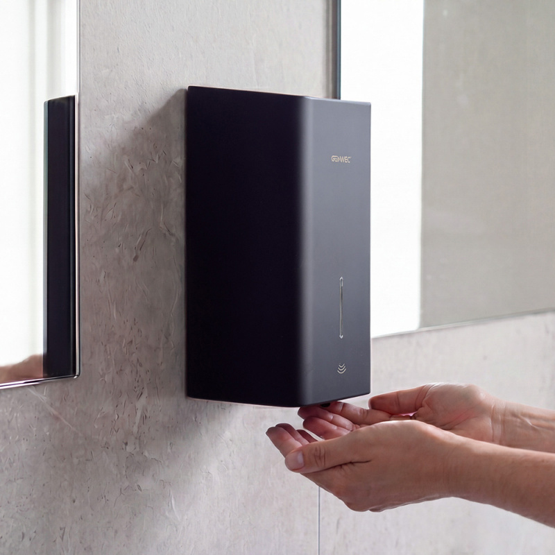 Automatic soap dispenser Stay - Brushed matte black