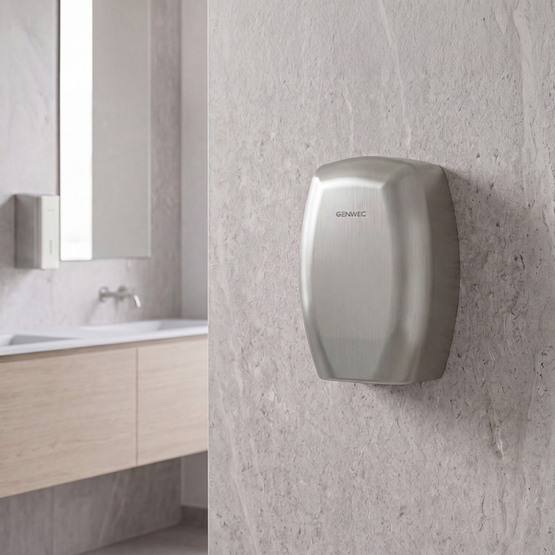 Hand dryer Stay - Brushed stainless steel