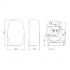 Hand dryer Stay - Matt black Hand dryer Stay - Matt black
