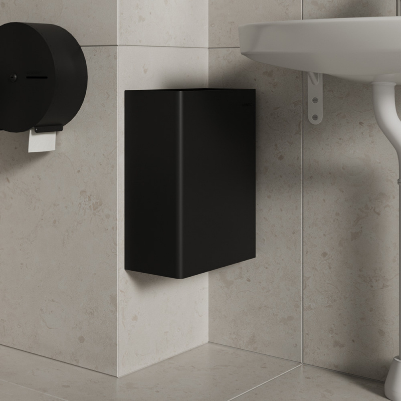 Waste basket Stay - 23L - Matt black