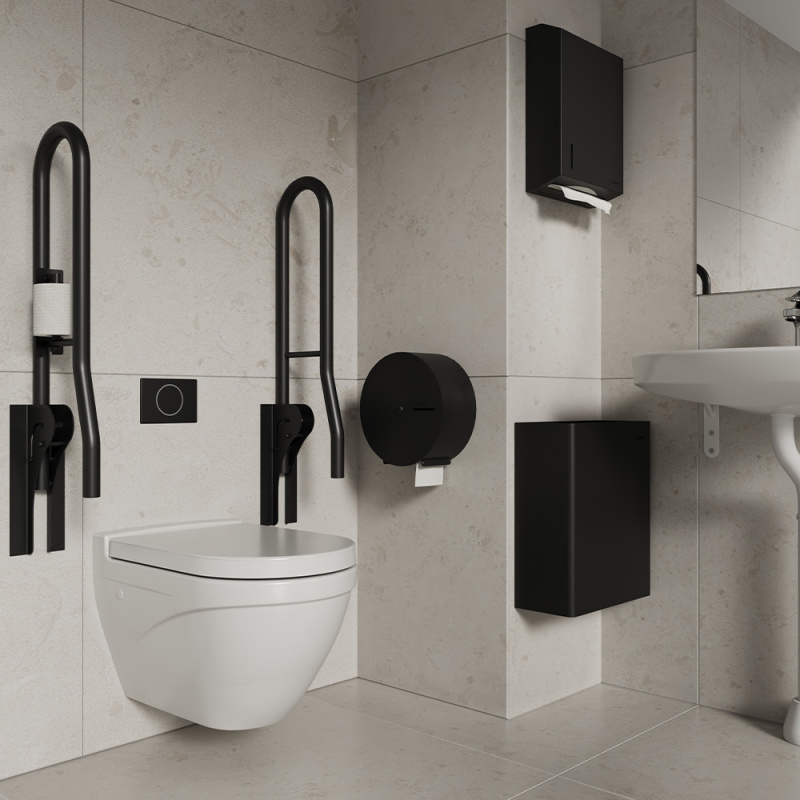 Waste basket Stay - 23L - Matt black