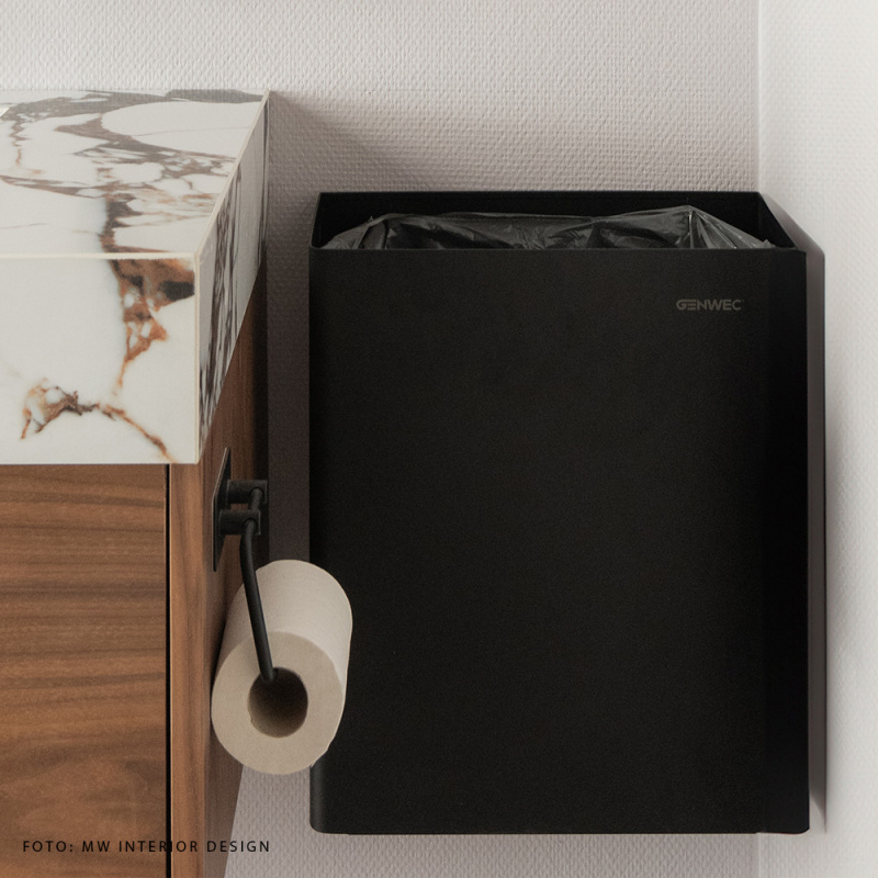 Waste basket Stay - 23L - Matt black