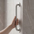 Support handle Stay - 400mm - Brushed stainless steel Support handle Stay - 400mm - Brushed stainless steel