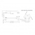 Support handle Stay - 400mm - Brushed stainless steel Support handle Stay - 400mm - Brushed stainless steel