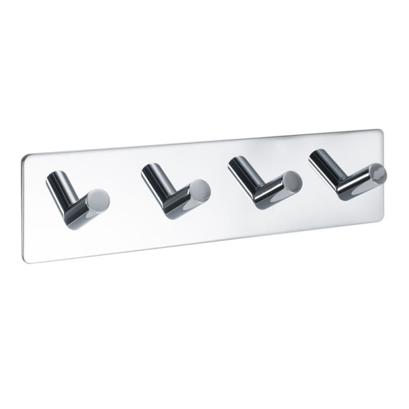 Base 200 - 4 Hook - Polished Chrome