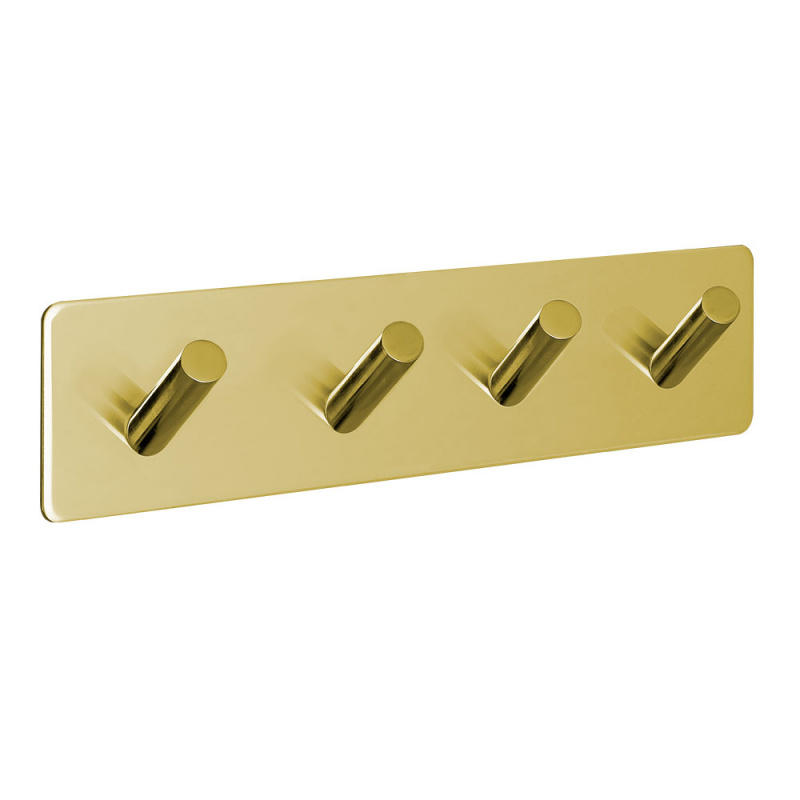 Base 200 - 4 Hook - Brass