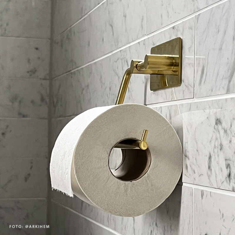 Base 200 - Toilet Paper Holder - Brass