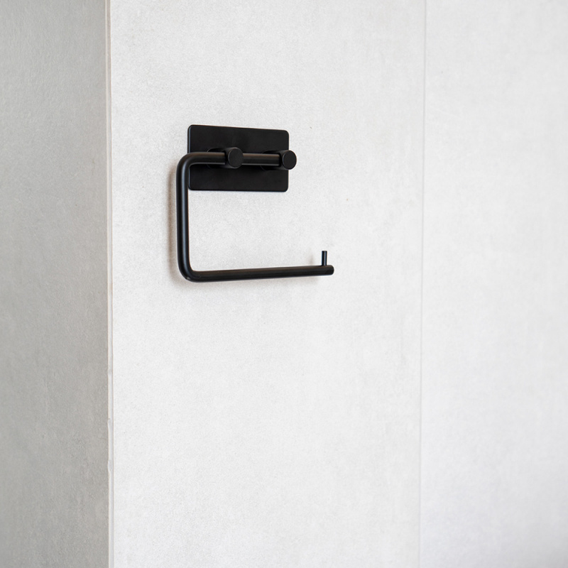 Base 200 - Toilet Paper Holder - Matt Black