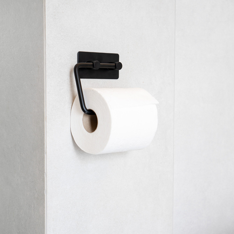 Base 200 - Toilet Paper Holder - Matt Black