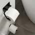 Base 200 - Toilet Paper Holder - Matt Black