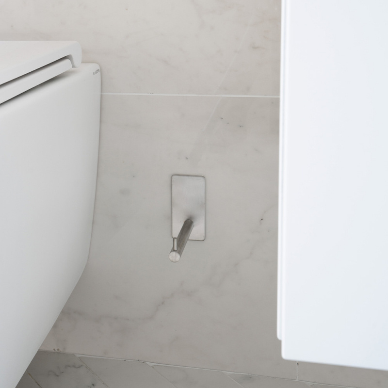 Base 200 - Spare Paper Holder - Brushed stainless steel