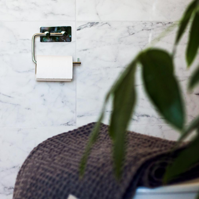 Base 200 - Toilet Roll Holder - Polished Chrome