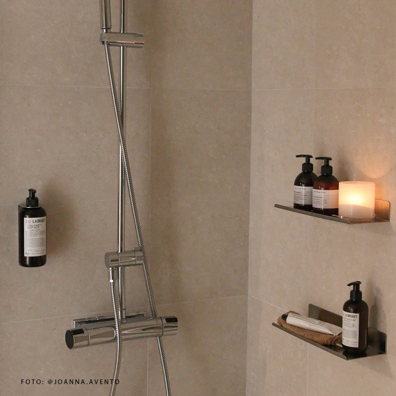 Base - Shelf - Brushed stainless steel