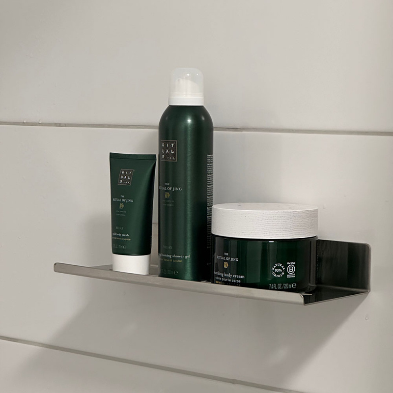 Base - Shelf - Brushed stainless steel