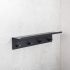 Base - Hook rail with shelf - Matt black
