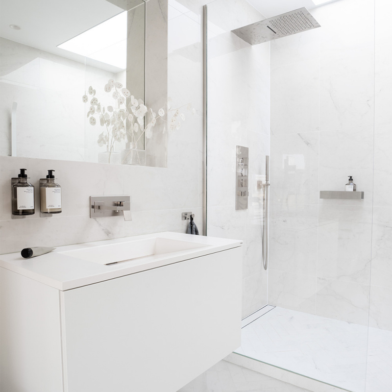 Base - Shower Shelf - Brushed stainless steel