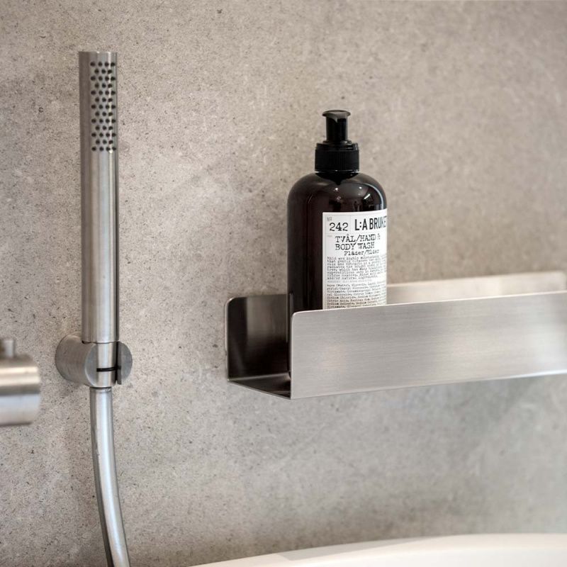 Base - Shower Shelf - Brushed stainless steel