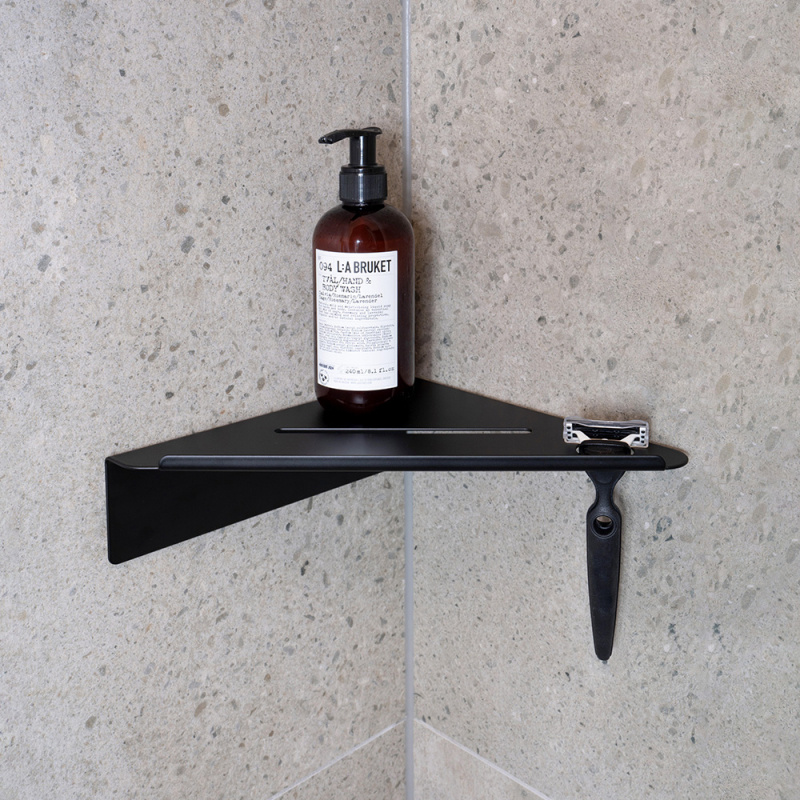 Base - Corner shelf - Matt black