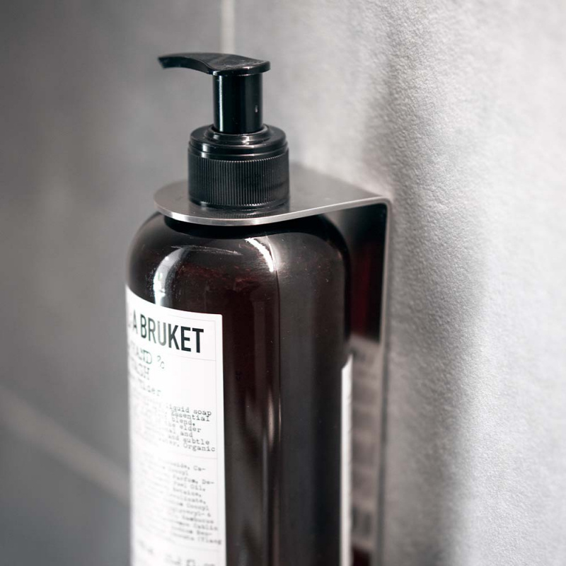 Base - Soap Pump Holder - Brushed stainless steel