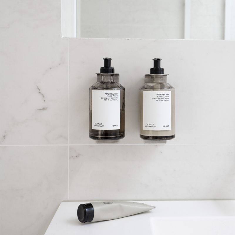 Base - Soap Pump Holder - Brushed stainless steel