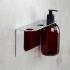 Base - Soap Pump Holder Triple - Polished chrome Base - Soap Pump Holder Triple - Polished chrome
