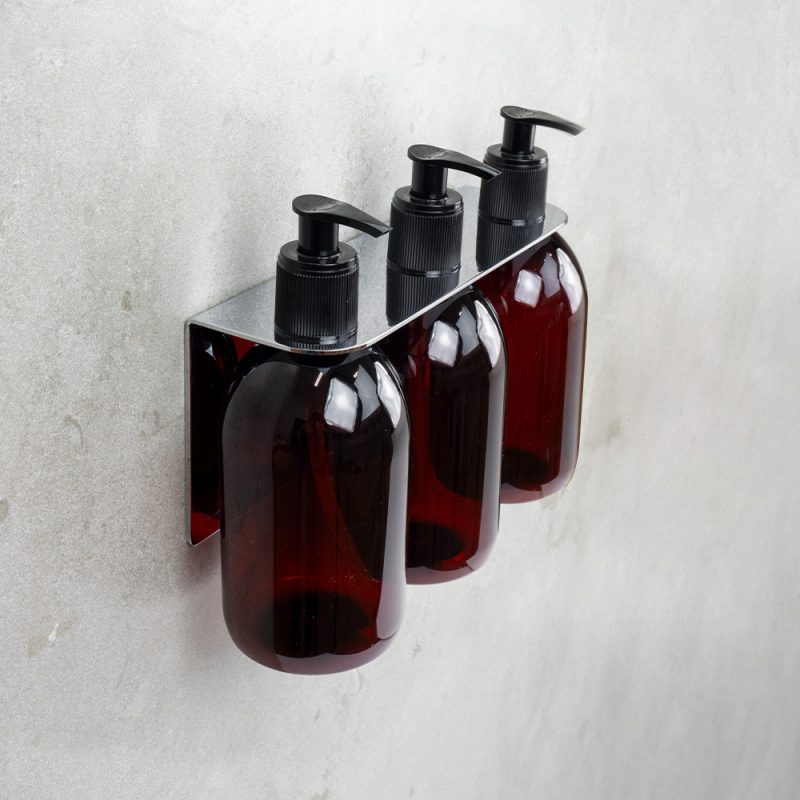 Base - Soap Pump Holder Triple - Polished chrome