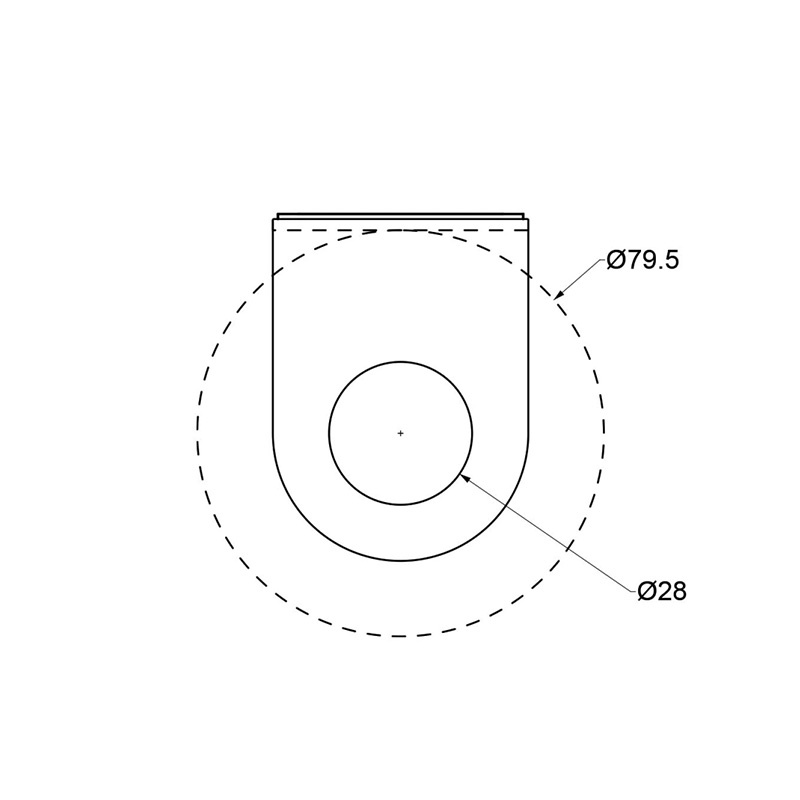 Base - Soap Pump Holder Triple - Polished chrome