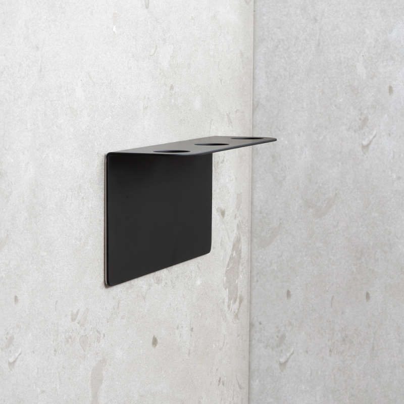 Base - Soap Pump Holder Triple - Matt black