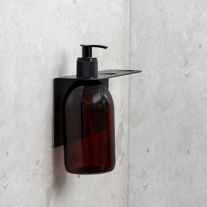Base - Soap Pump Holder Triple - Matt black
