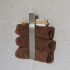 Base - Towel holder - Brushed stainless steel Base - Towel holder - Brushed stainless steel