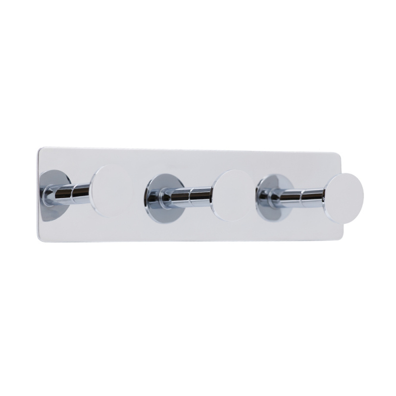 Base 210 - 3 Hook - Polished Chrome