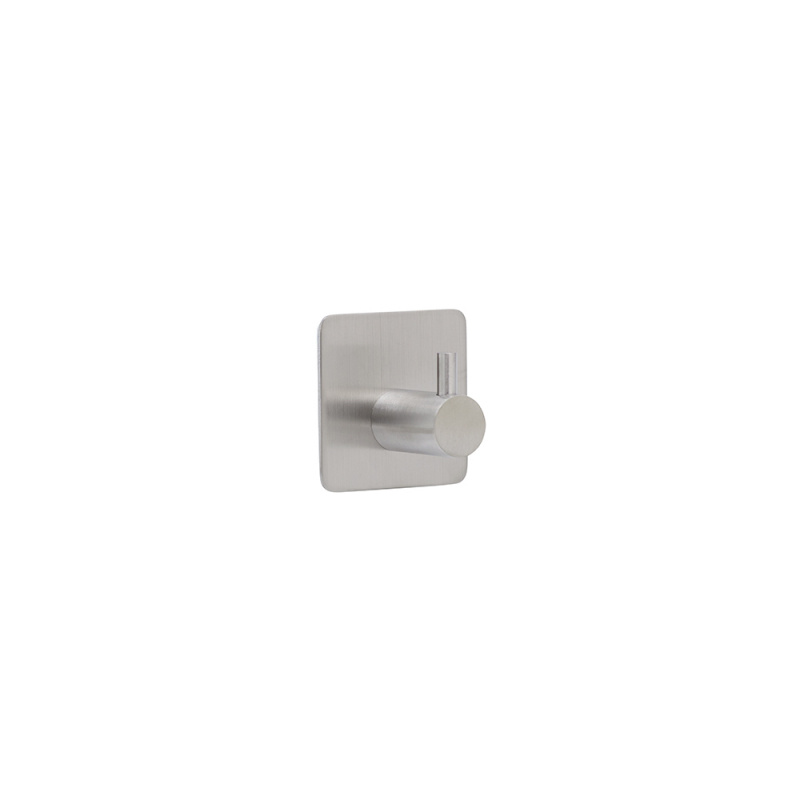 Base 220 - 1 Hook - Brushed stainless steel