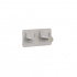Base 220 - 2 Hook - Brushed stainless steel