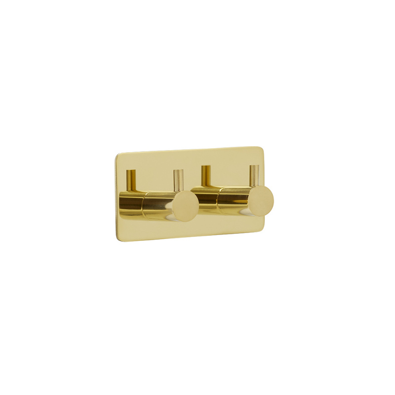 Base 220 - 2 Hook - Brass