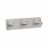 Base 220 - 3 Hook - Brushed stainless steel