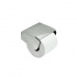 Solid - Toilet Paper Holder With Lid - Stainless Look