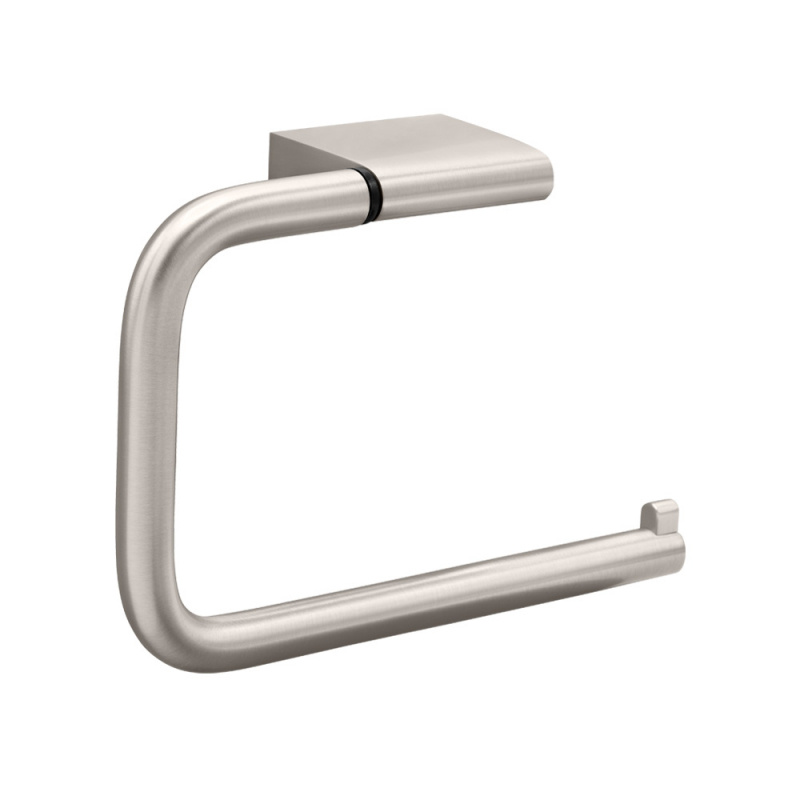 Flow - Toilet paper holder - Brushed nickel