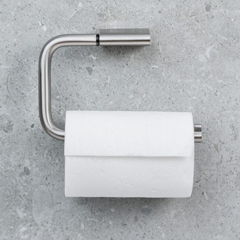 Flow - Toilet paper holder - Brushed nickel